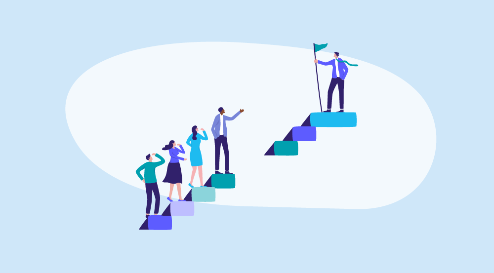 Conceptual illustration representing the AI skills gap.