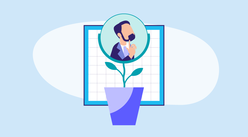 Conceptual illustration representin companies with best talent management practices.