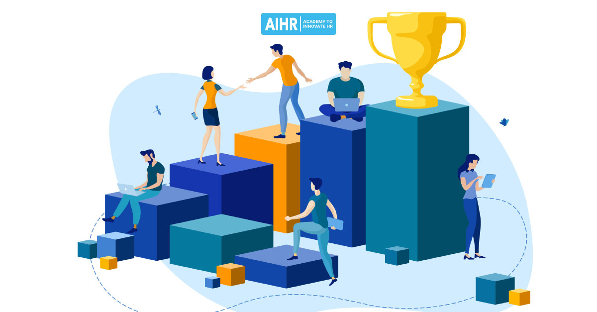 HR leadership development program illustration