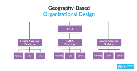Geography-Based organizational design.