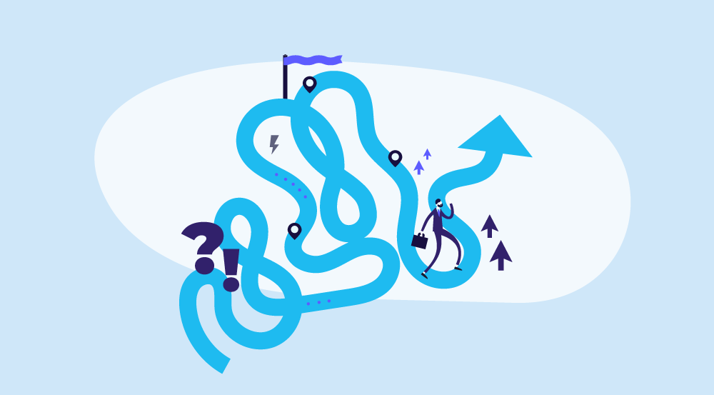 A conceptual representation of an HR career path.